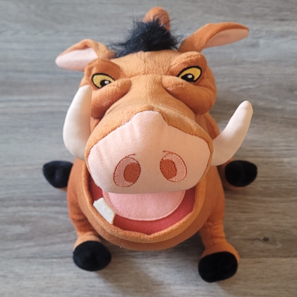 Disney Lion King Pumba Plush/ Stuffed Animal - Picture 1 of 7